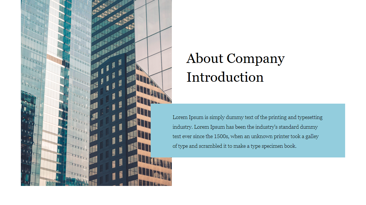 About Company Introduction Google Slides and PPT Templates